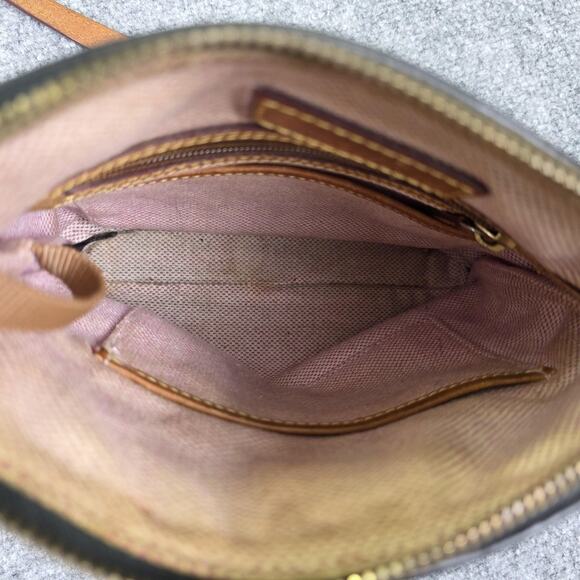 Vintage Dooney & Bourke Crossbody Bag Womens Small Black Leather Pebbled Classic - Picture 12 of 16